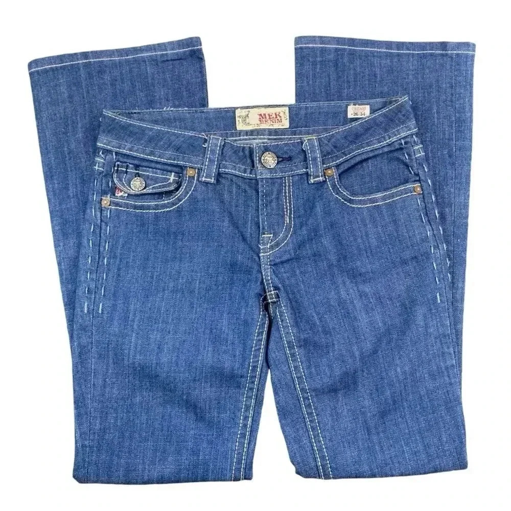 MEK Denim Chicago Low Rise Bootcut Jeans